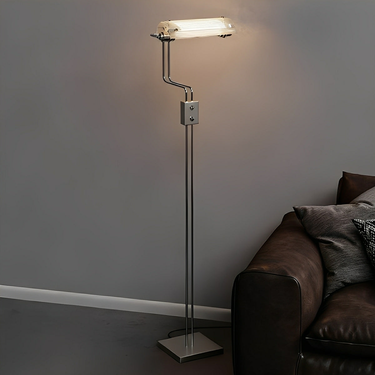 Vintage Minimalist Metal Punk Floor Lamp