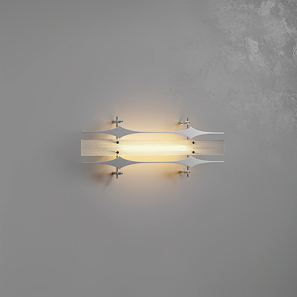 Modern Minimalist Metal Rhombic Geometric LED Wall Sconces