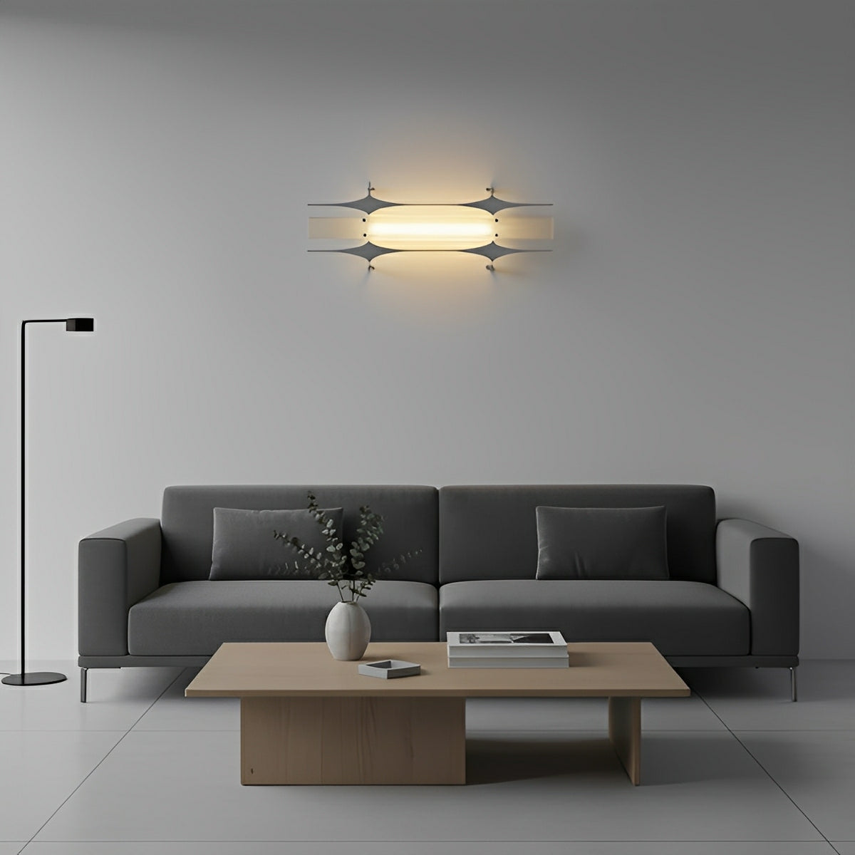 Modern Minimalist Metal Rhombic Geometric LED Wall Sconces