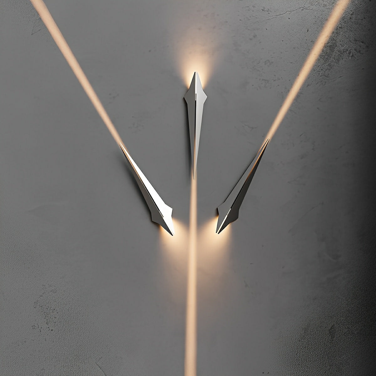 Modern Minimalist Metal Samurai's Sword LED Wall Sconces