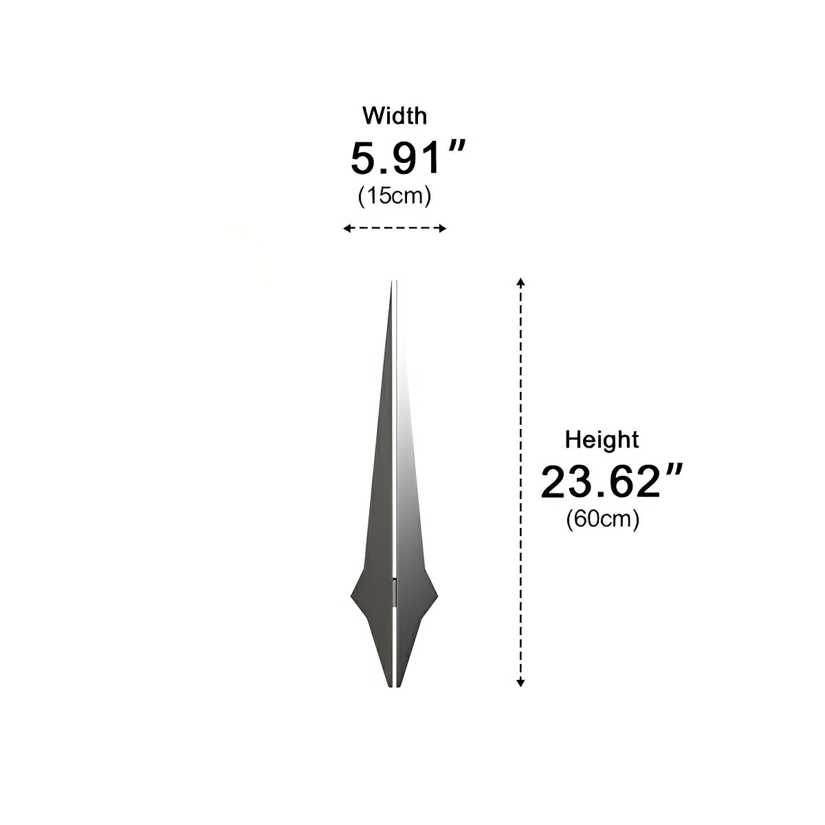 Modern Minimalist Metal Samurai's Sword LED Wall Sconces