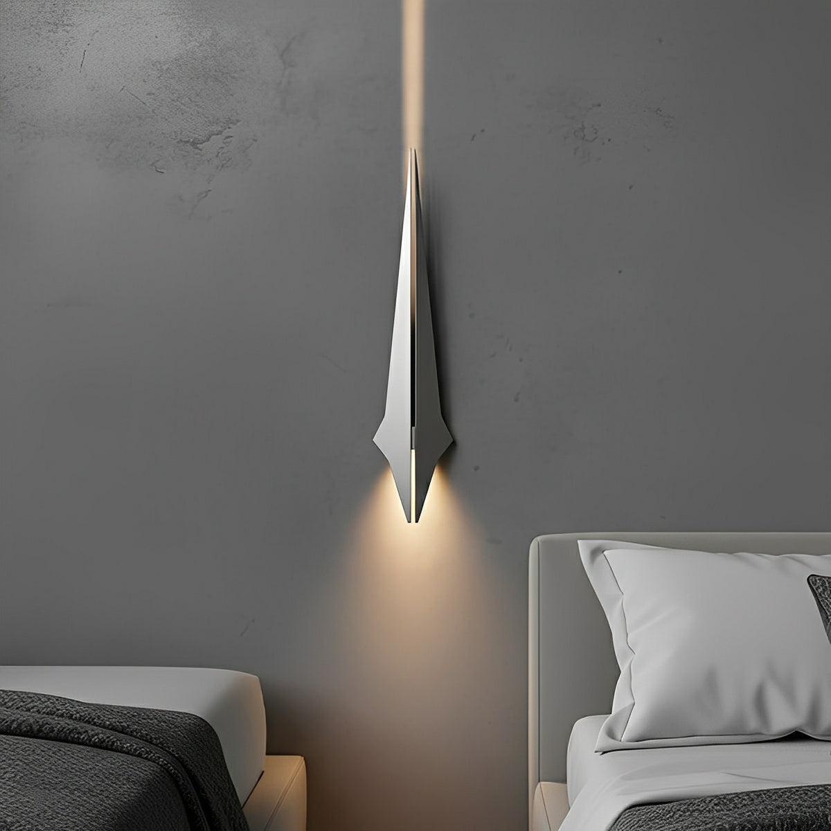 Modern Minimalist Metal Samurai's Sword LED Wall Sconces