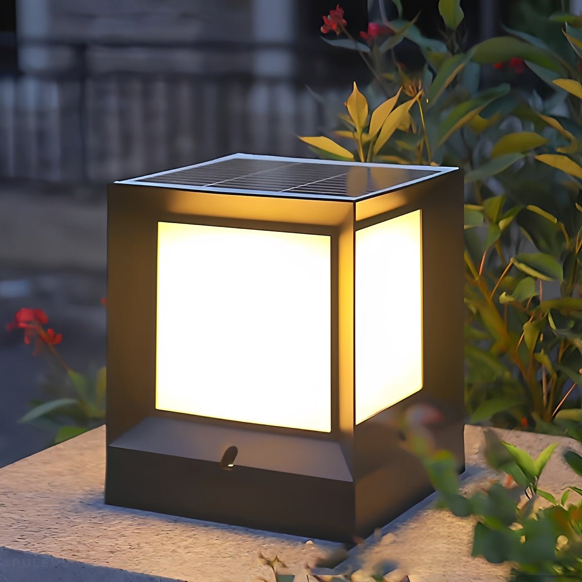 Waterproof Modern Square LED Outdoor Post Light - Pulens