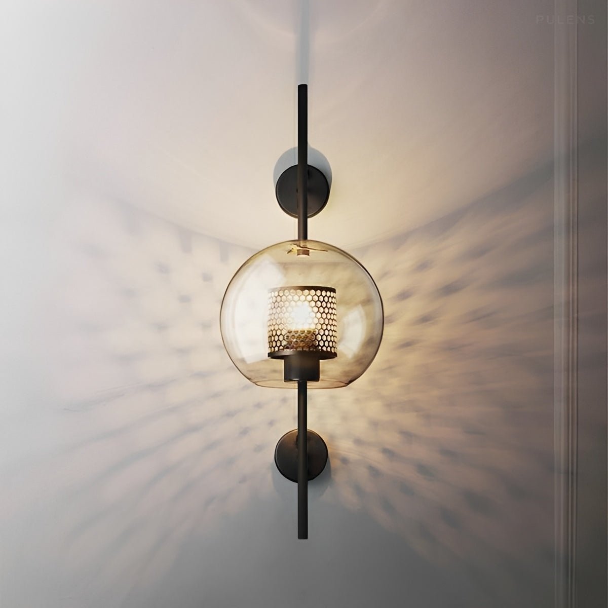 Dimmable Globe Glass Wall Sconce - Pulens