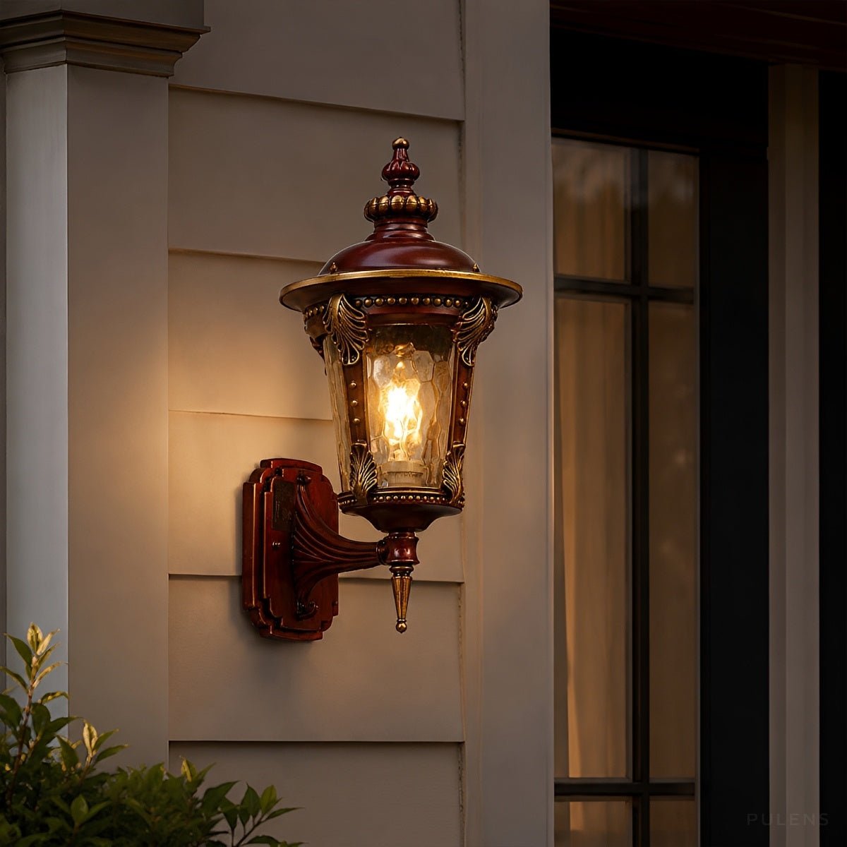 Vintage Victorian Coach Outdoor Wall Light - Pulens