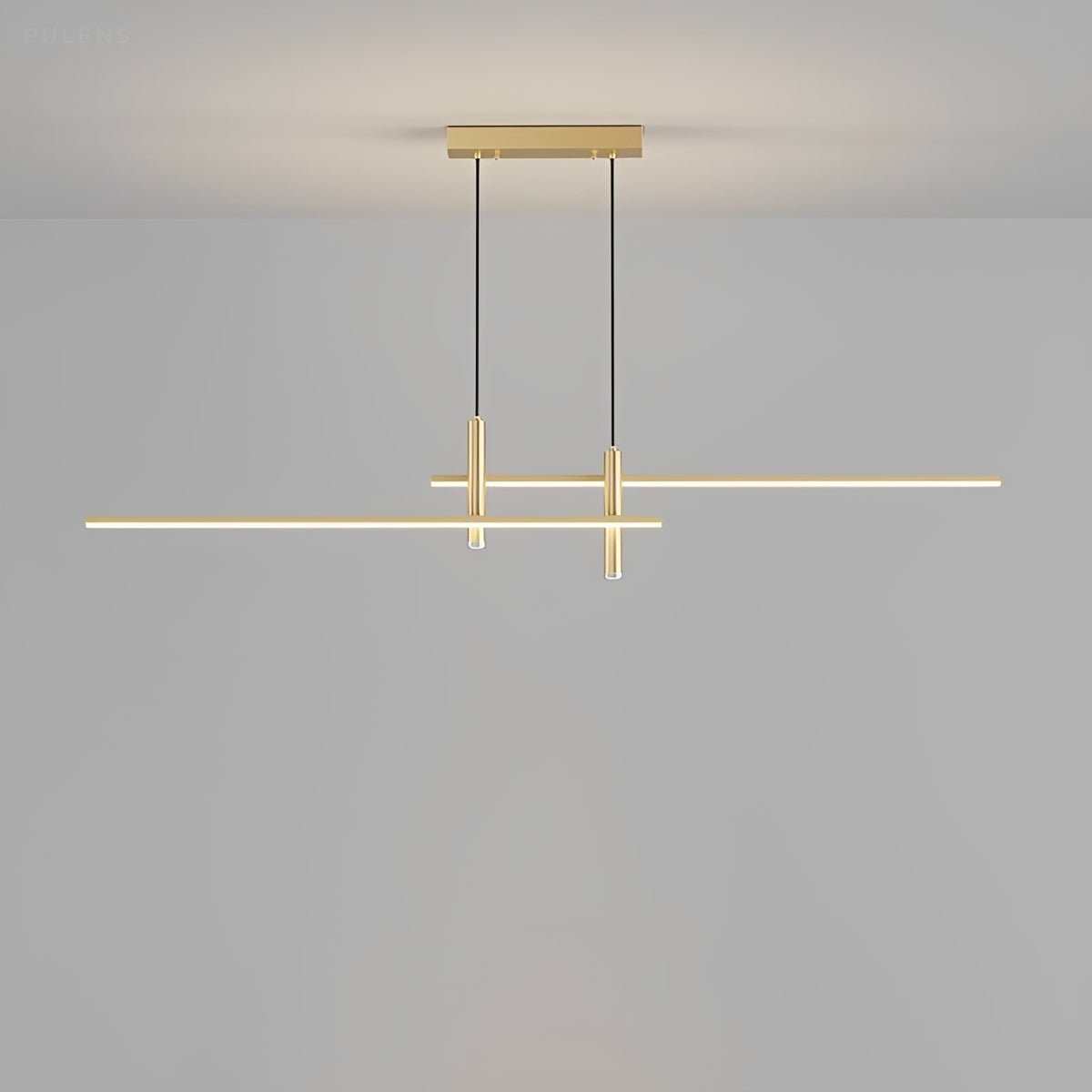 Modern Minimalist Dimmable LED Linear Pendant Light - Pulens