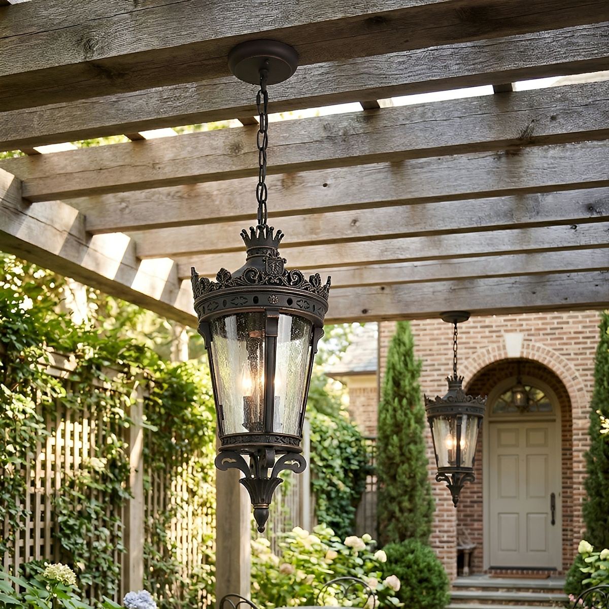 Dimmable European Castle Outdoor Pendant Light - Pulens