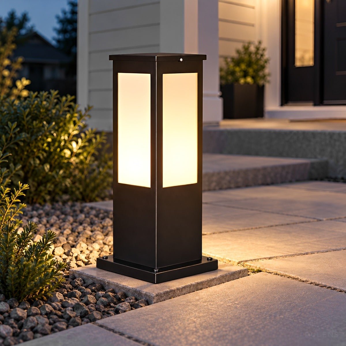 Dimmable Modern Outdoor Bollard Path Light - Pulens
