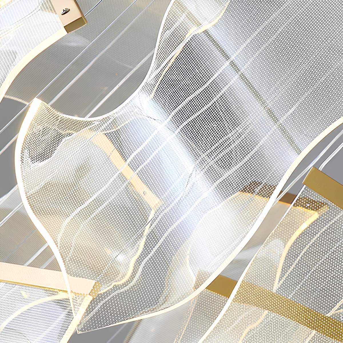 Modern Luxury Sculptural Staircase LED Chandelier - Pulens