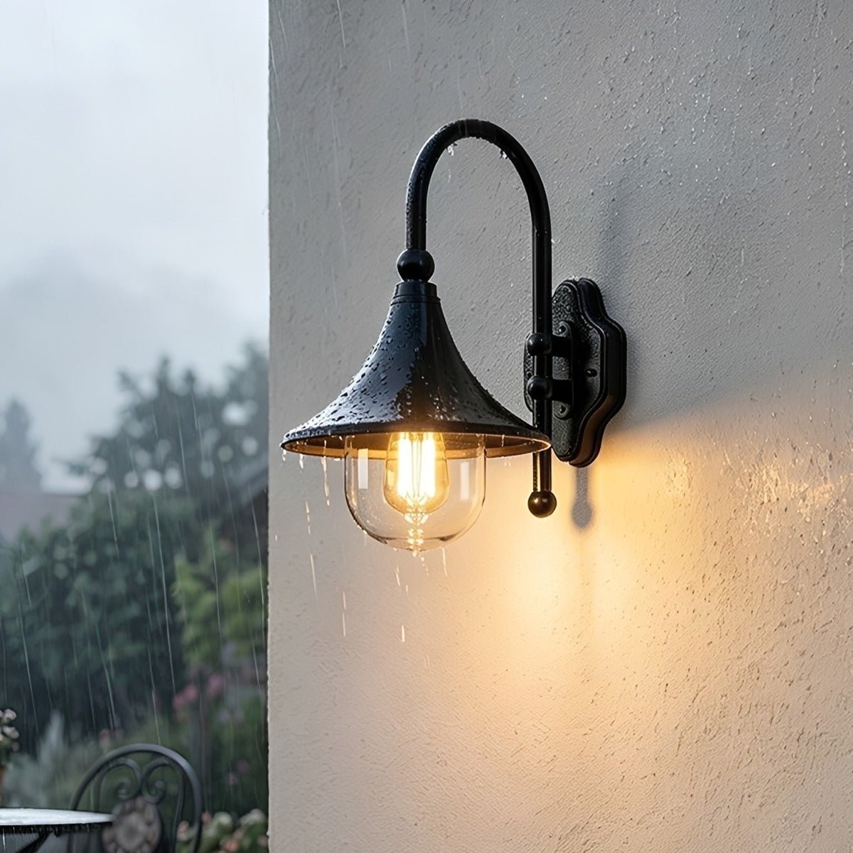 Dimmable Gooseneck Barn Outdoor Wall Light - Pulens