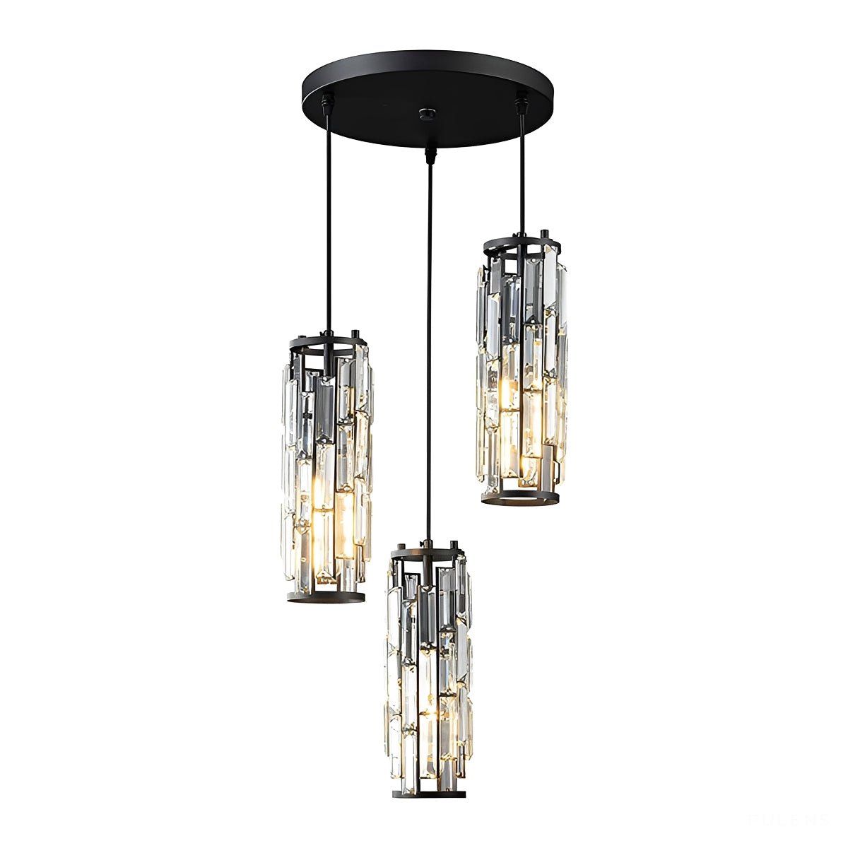 Dimmable Cascade Crystal Pendant Chandelier - Pulens