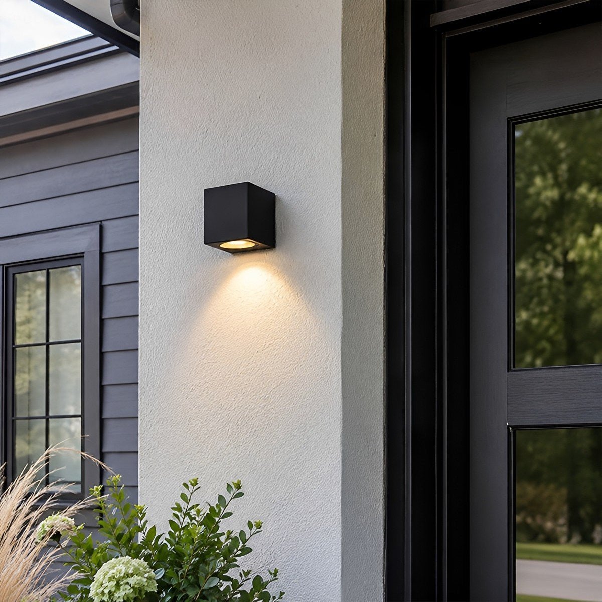 Waterproof Modern Rectangular LED Outdoor Wall Light - Pulens