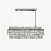Modern Luxury Rectangular Crystal LED Chandelier - Pulens