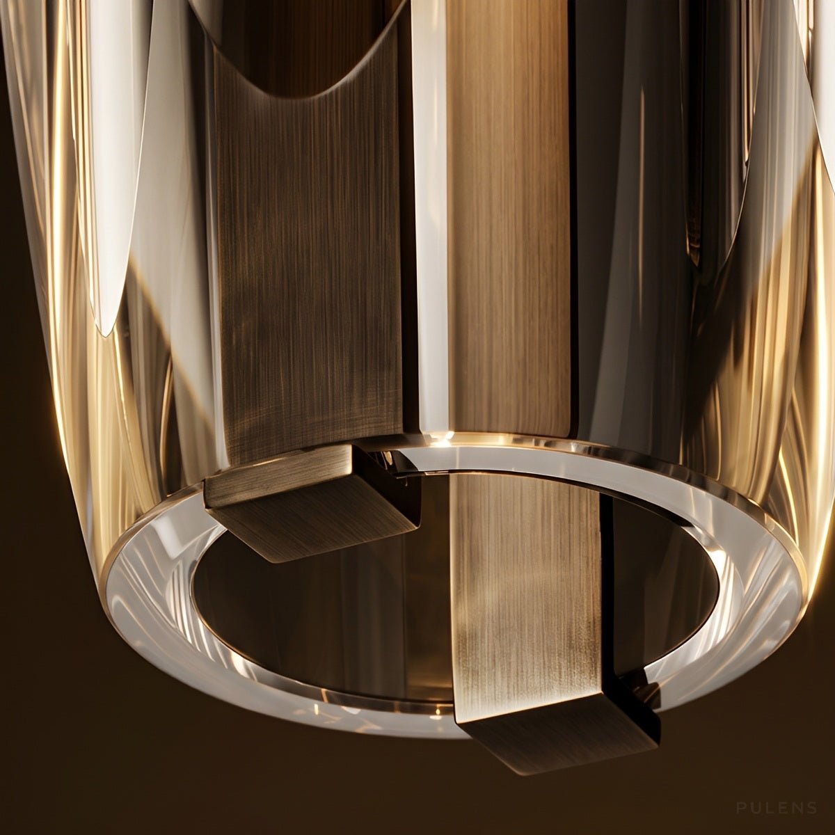 Dimmable Modern Cylinder Crystal Wall Sconce - Pulens