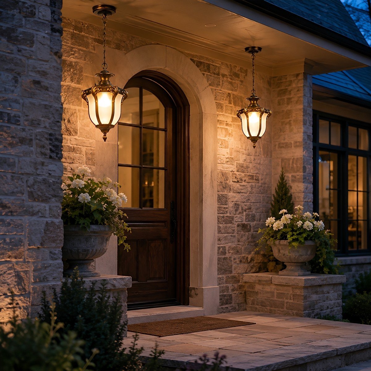 Dimmable Estate Coach Outdoor Pendant Light - Pulens