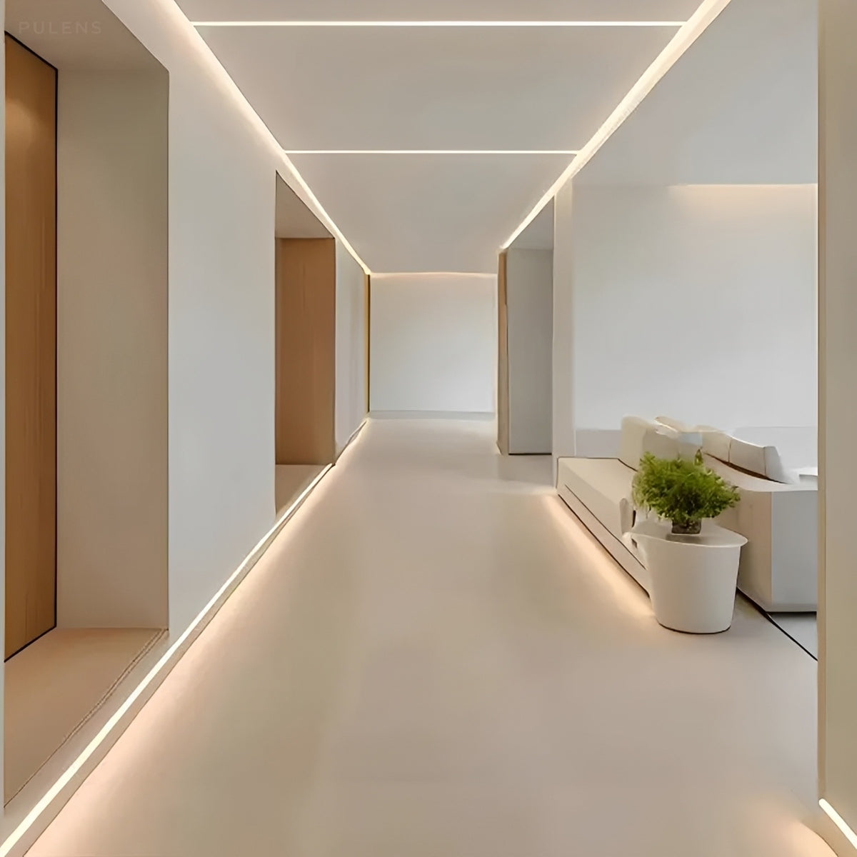 DC24V Recessed LED Strip Light Waterproof