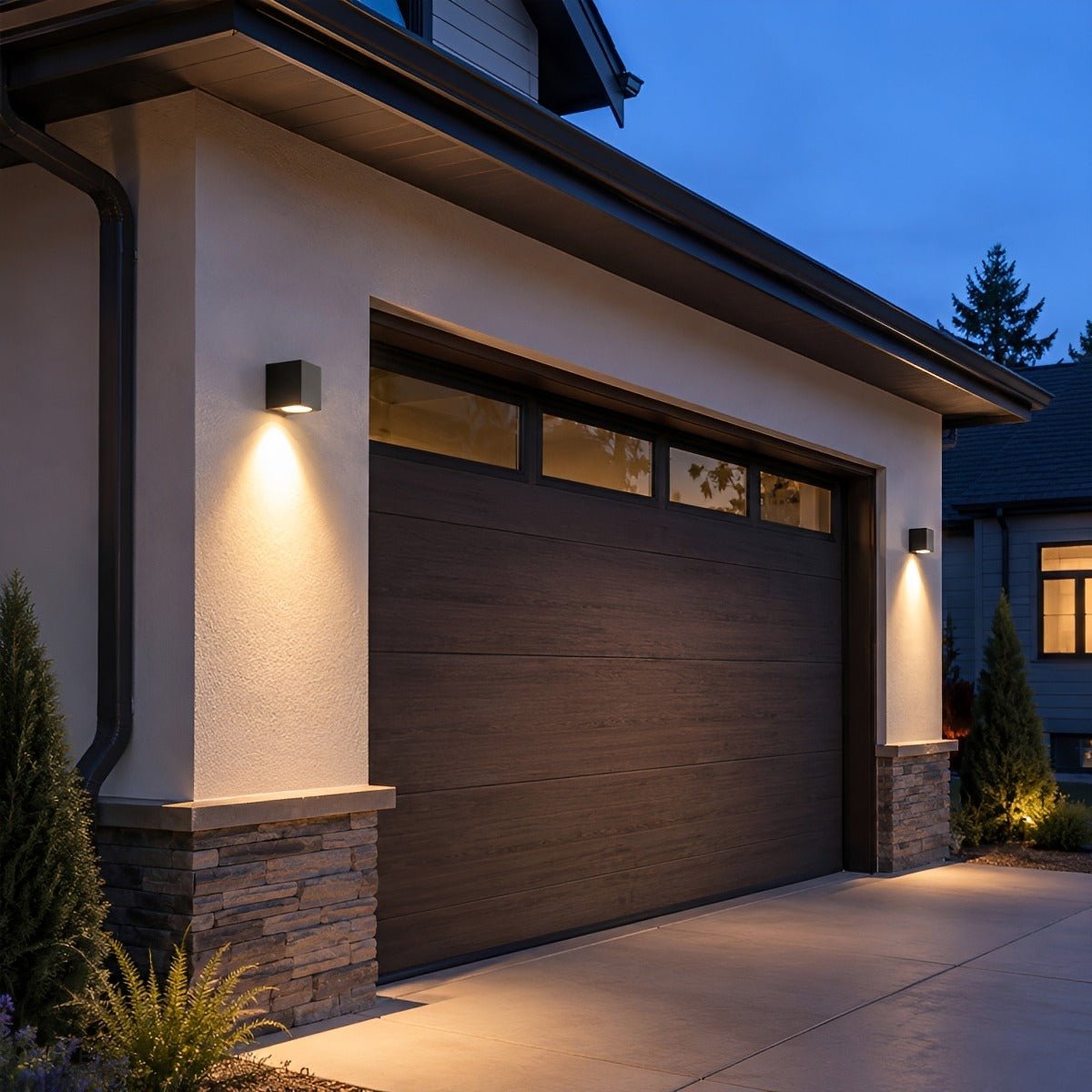 Waterproof Modern Rectangular LED Outdoor Wall Light - Pulens