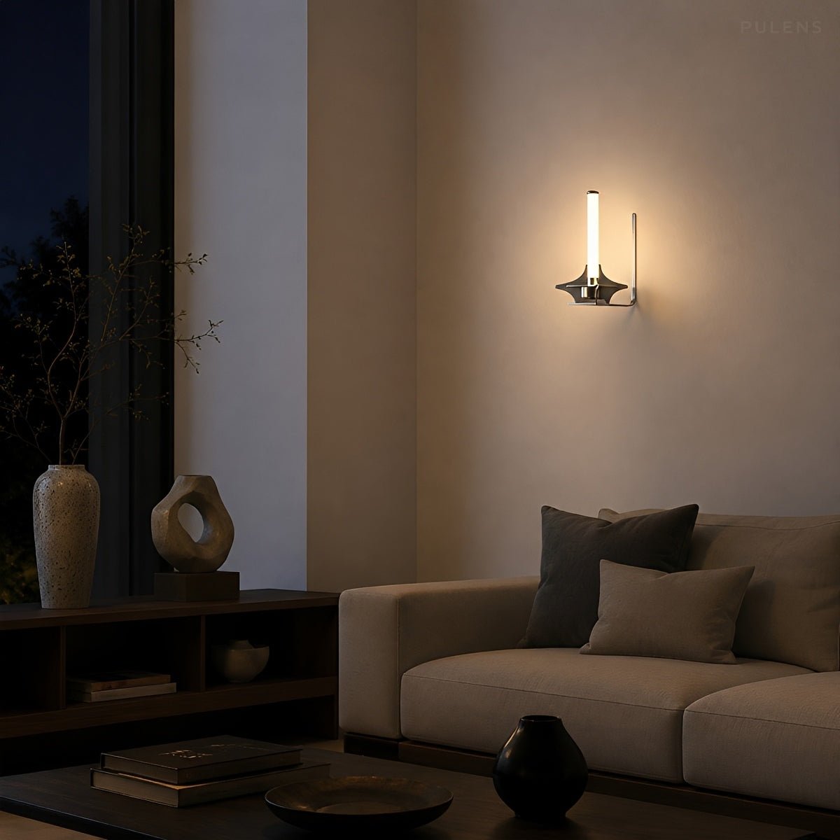 Modern Minimalist Metal Punk Geometric LED Wall Ambient Lights - Pulens