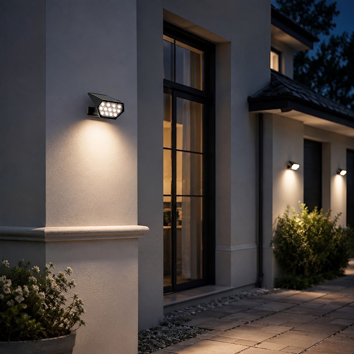 Waterproof Modern Solar LED Tree Spotlight Landscape Lighting - Pulens