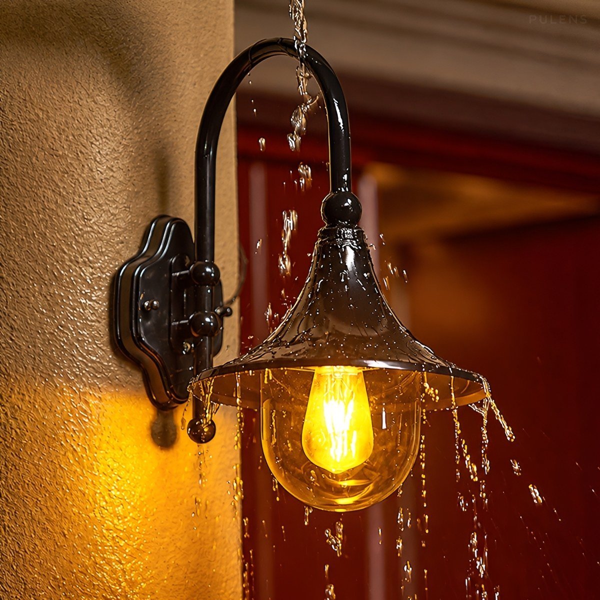 Dimmable Gooseneck Barn Outdoor Wall Light - Pulens