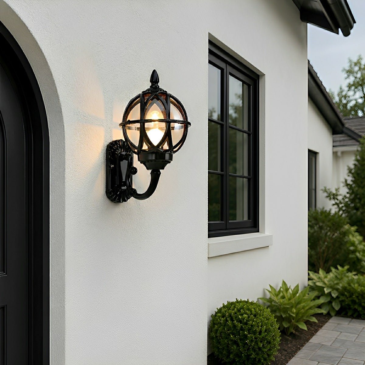 Dimmable Cage Lantern Outdoor Wall Light - Pulens