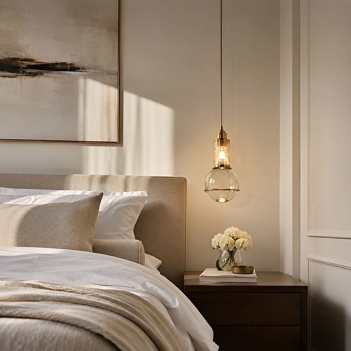 Dimmable Globe Glass Pendant Light - Pulens