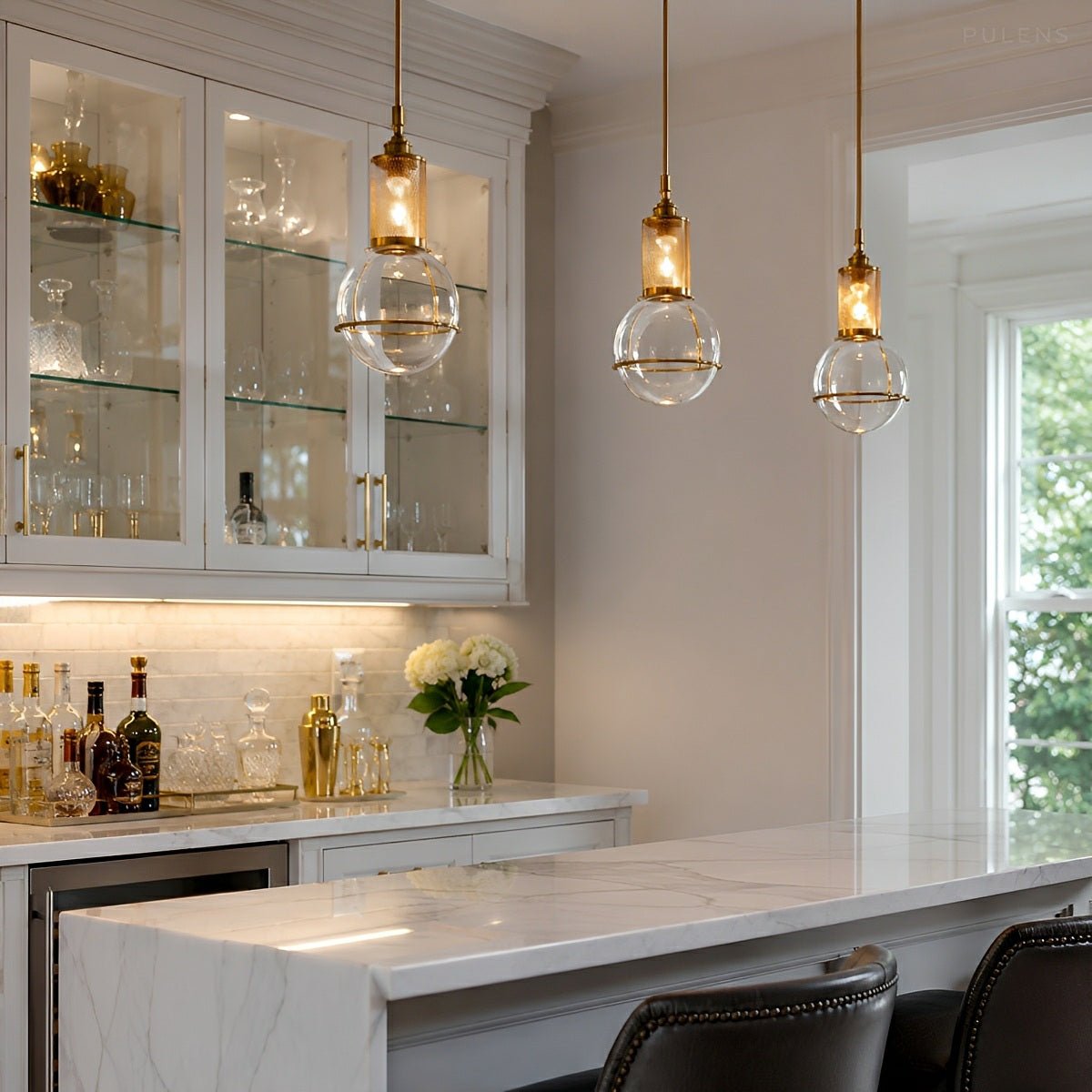 Dimmable Globe Glass Pendant Light - Pulens