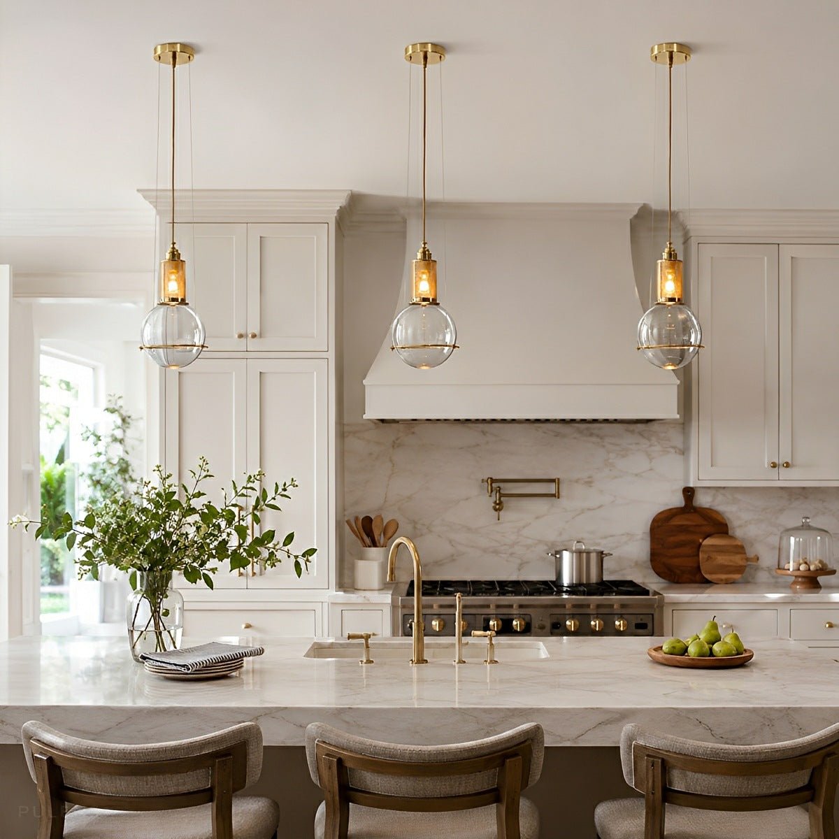 Dimmable Globe Glass Pendant Light - Pulens