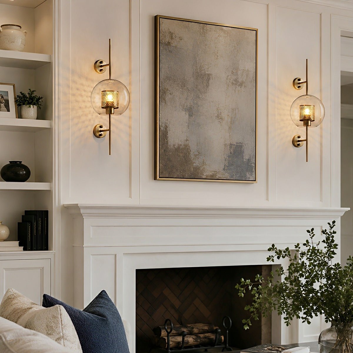 Dimmable Globe Glass Wall Sconce - Pulens