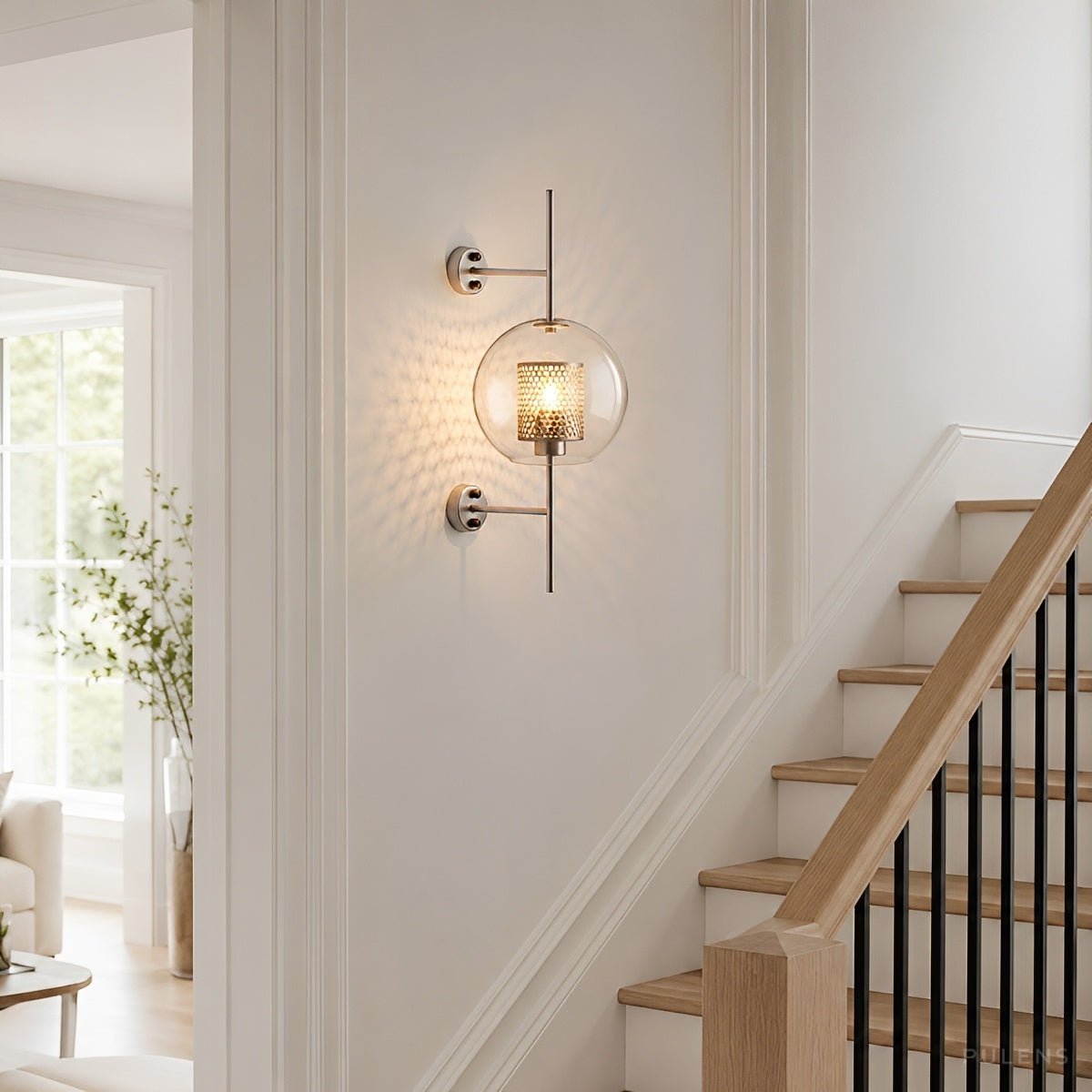 Dimmable Globe Glass Wall Sconce - Pulens