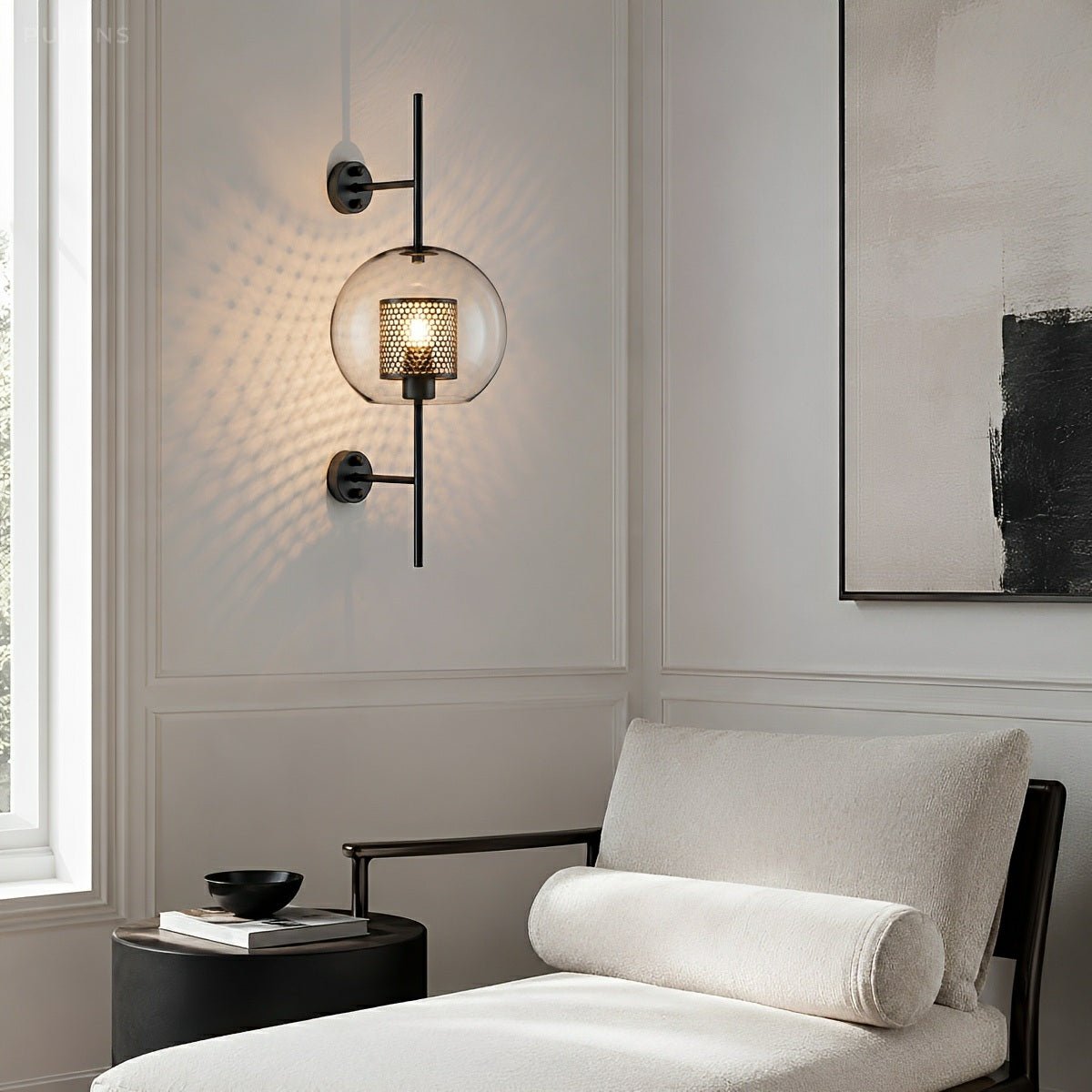 Dimmable Globe Glass Wall Sconce - Pulens