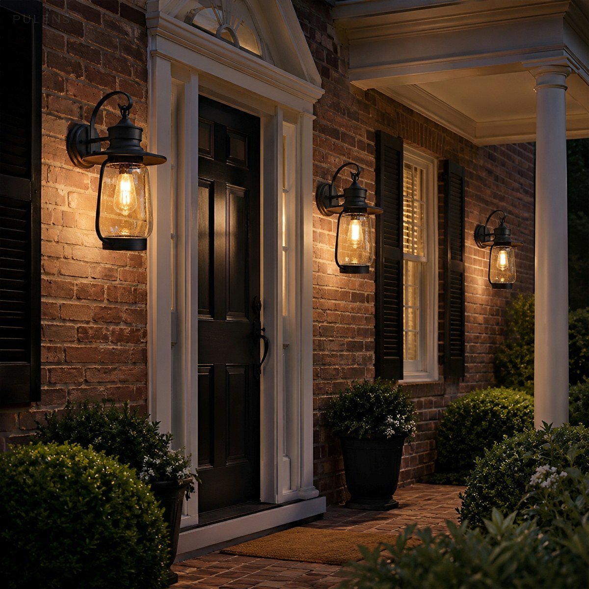 Dimmable Rustic Outdoor Wall Sconce - Pulens