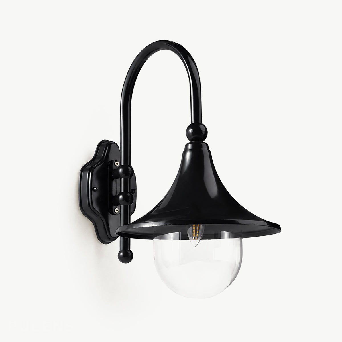 Dimmable Gooseneck Barn Outdoor Wall Light - Pulens