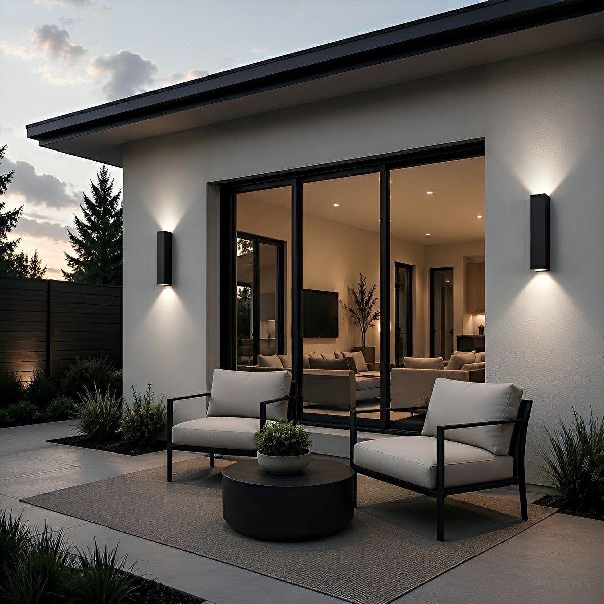 Outdoor Up and Down Dimmable Waterproof Wall Light - Pulens