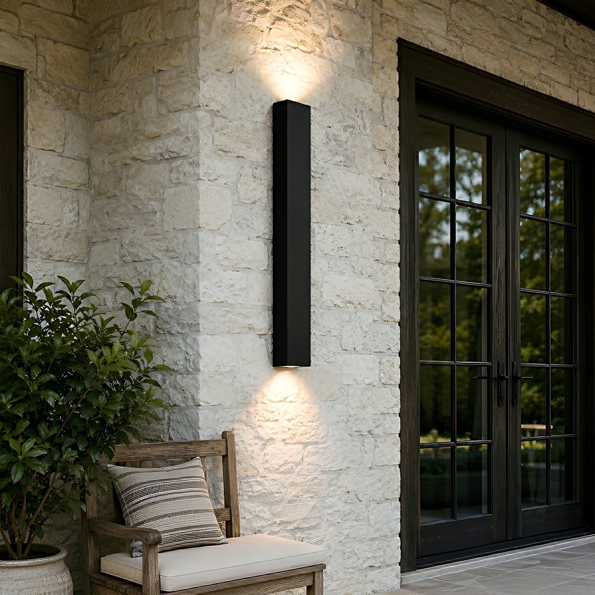 Outdoor Up and Down Dimmable Waterproof Wall Light - Pulens