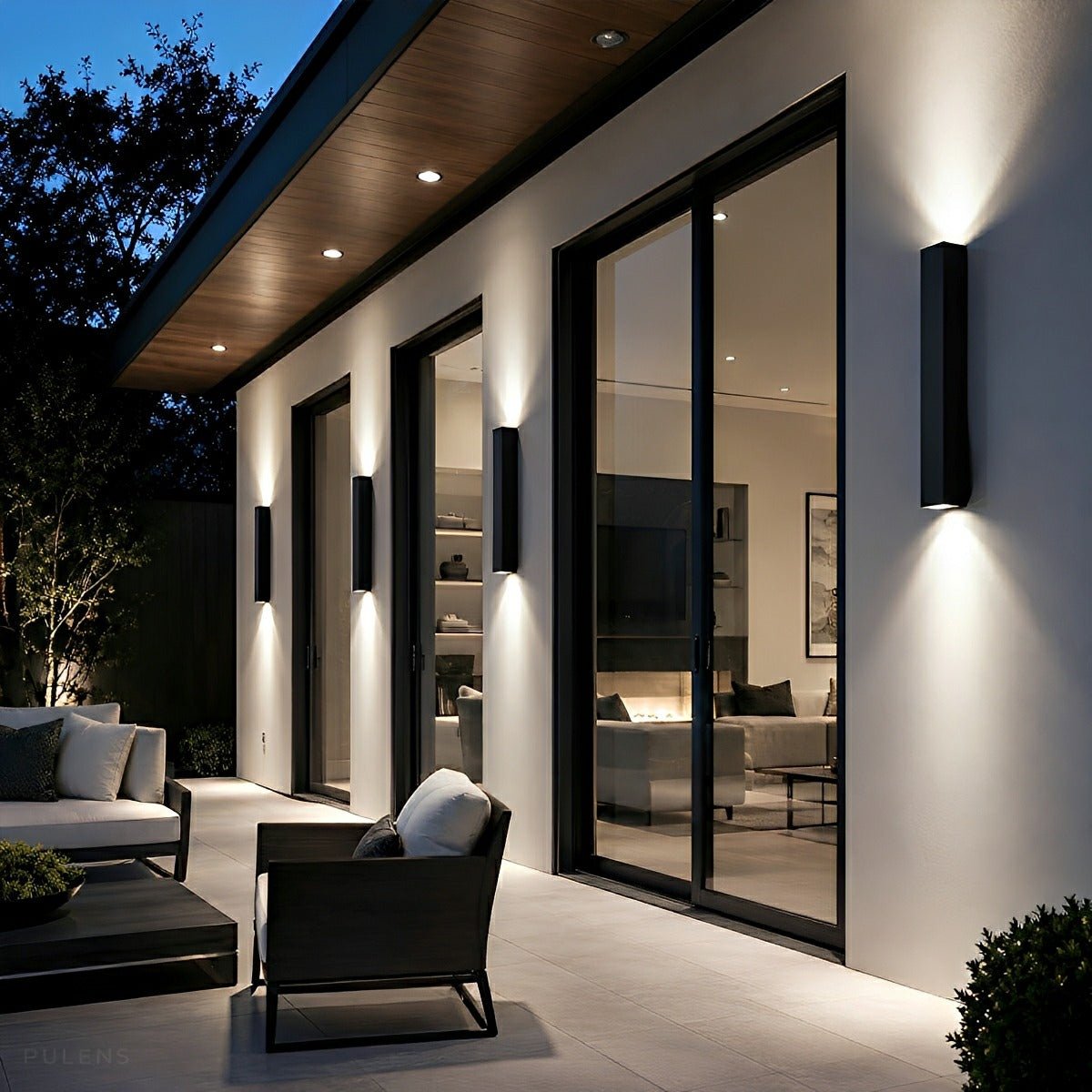 Outdoor Up and Down Dimmable Waterproof Wall Light - Pulens