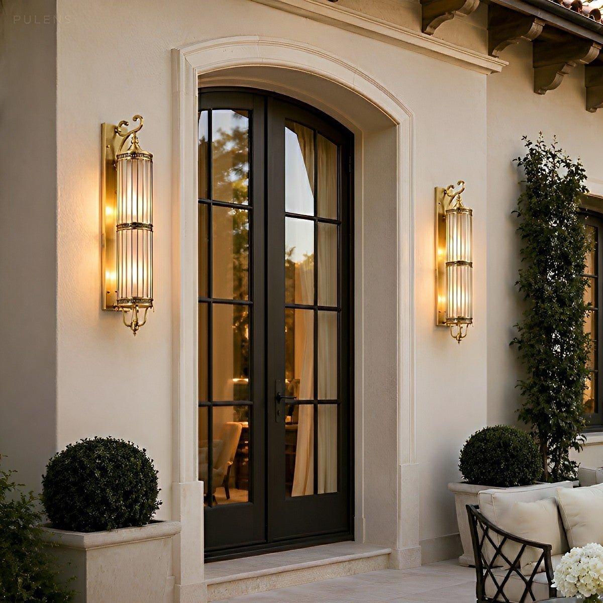 Dimmable Copper Outdoor Wall Sconce - Pulens