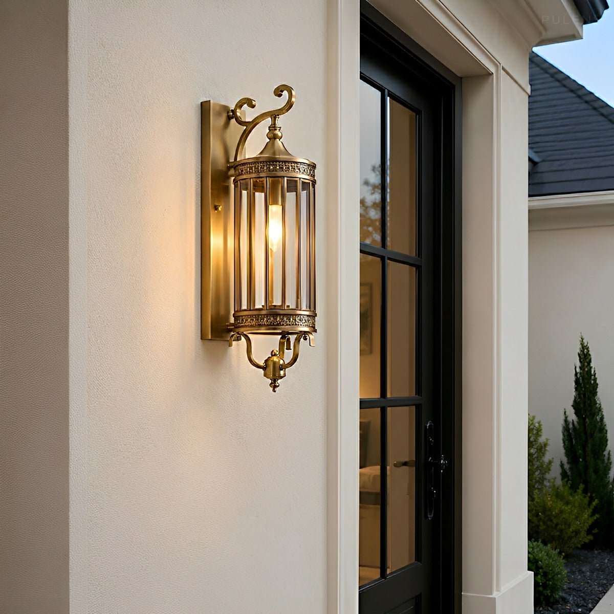 Dimmable Copper Outdoor Wall Sconce - Pulens