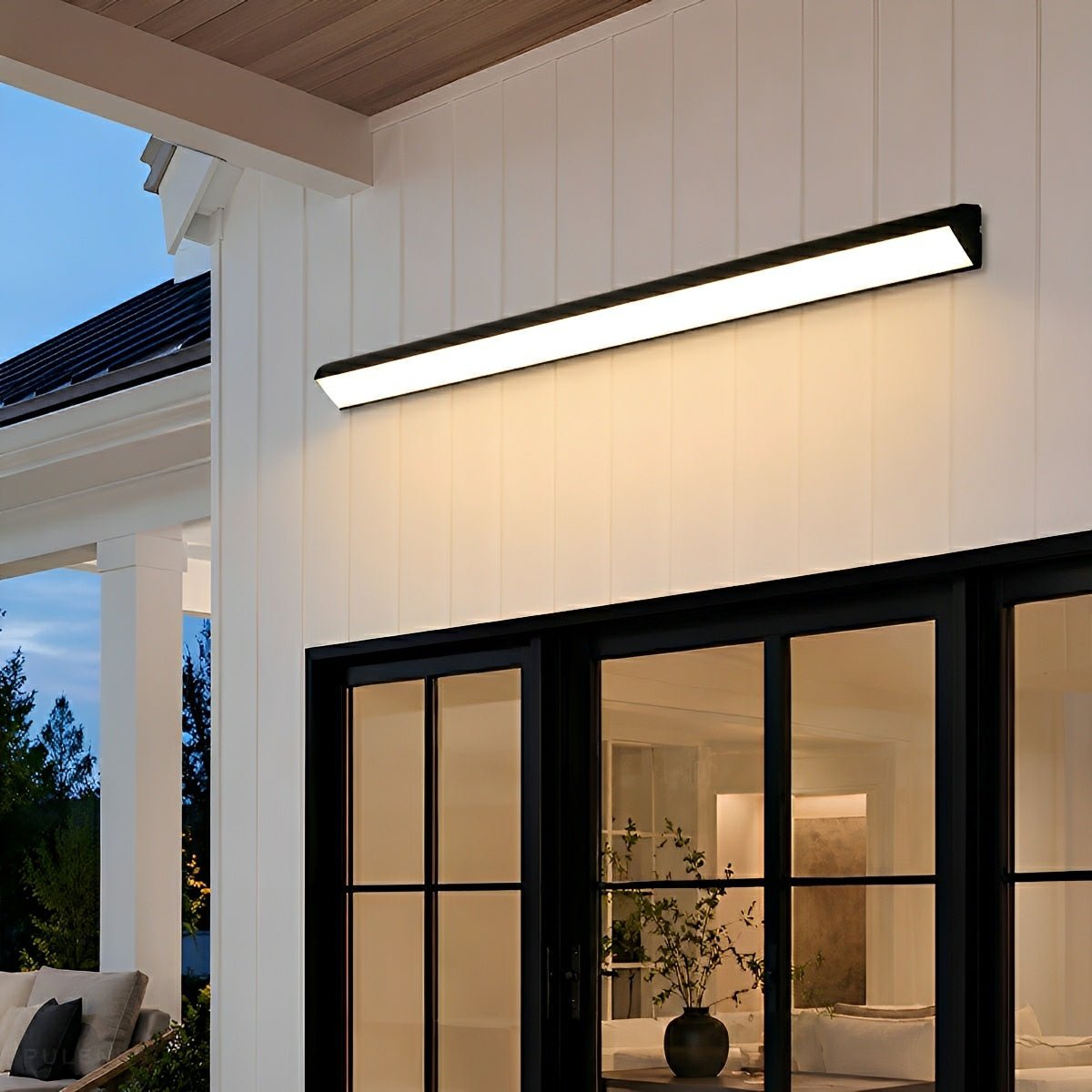 Waterproof Outdoor Modern Linear LED Outdoor Wall Light - Pulens
