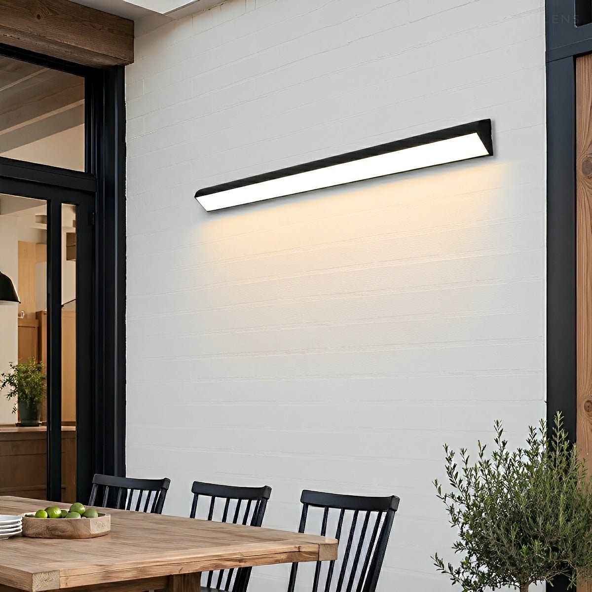 Waterproof Outdoor Modern Linear LED Outdoor Wall Light - Pulens