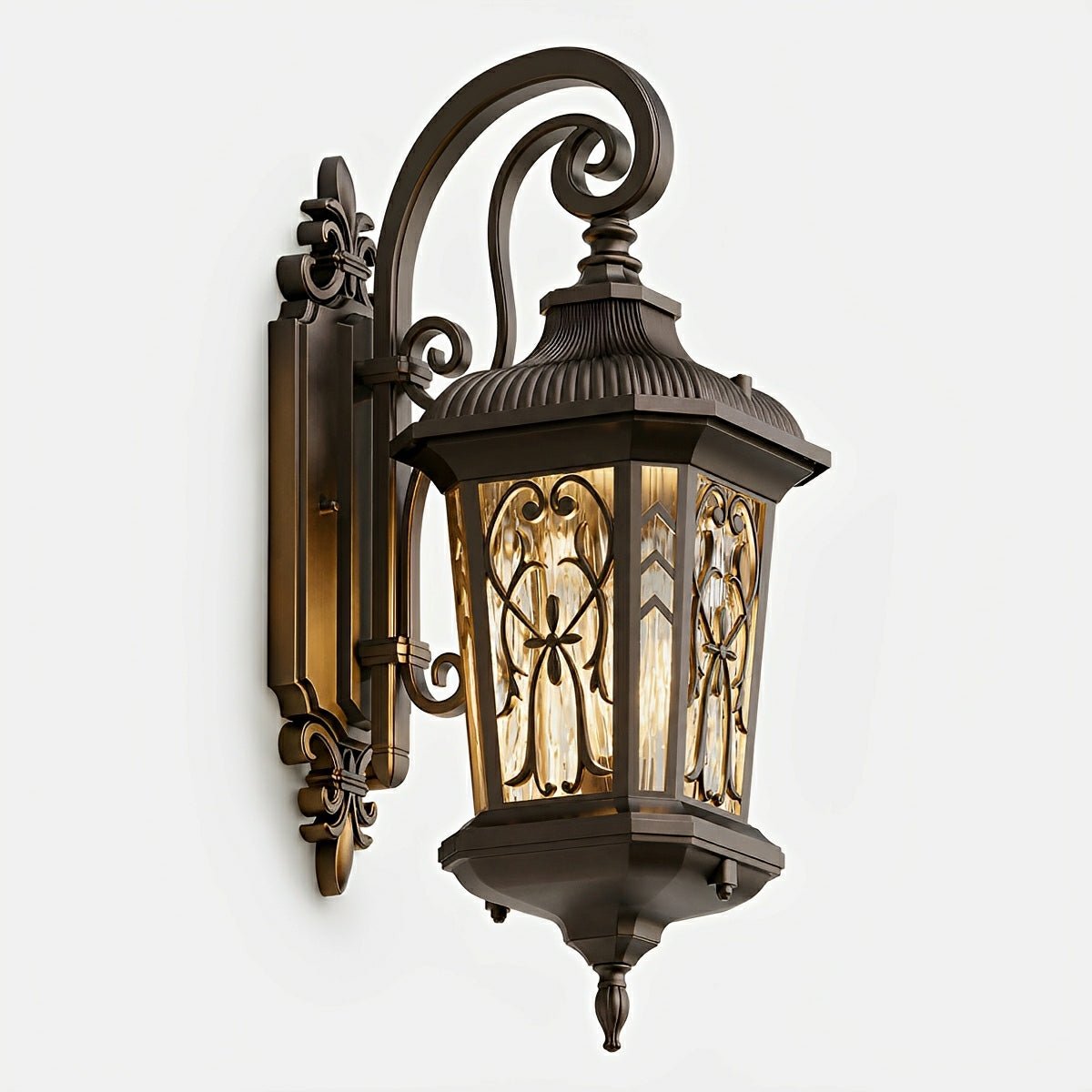 Dimmable Vintage Coach Outdoor Wall Light - Pulens