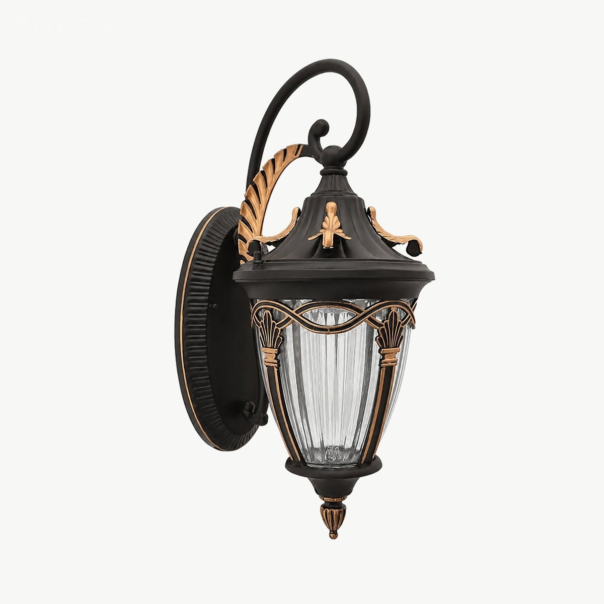 Dimmable Scroll Arm Coach Outdoor Wall Light - Pulens