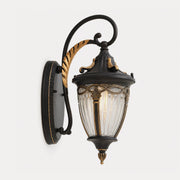 Dimmable Scroll Arm Coach Outdoor Wall Light - Pulens