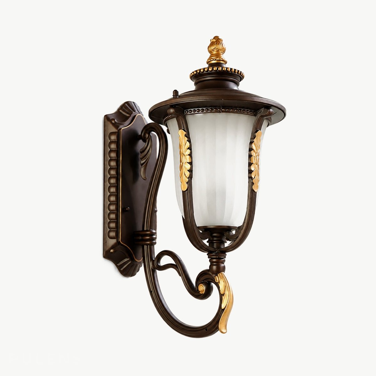 Dimmable Shepherd Hook Coach Outdoor Wall Light - Pulens