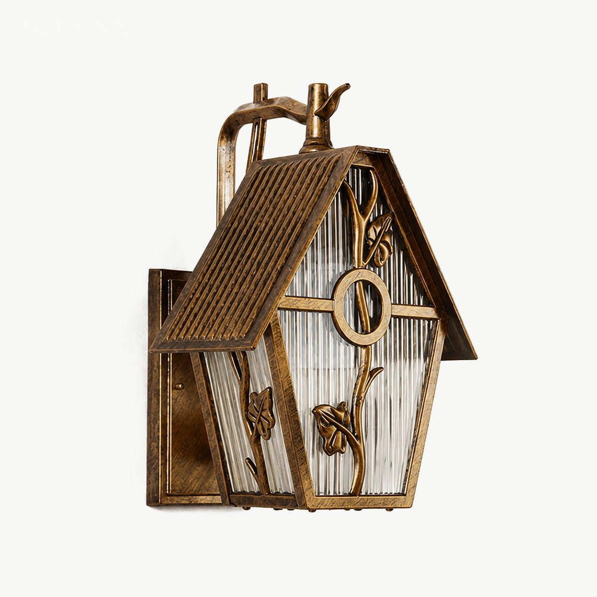 Dimmable Cottage Lantern Outdoor Wall Light - Pulens