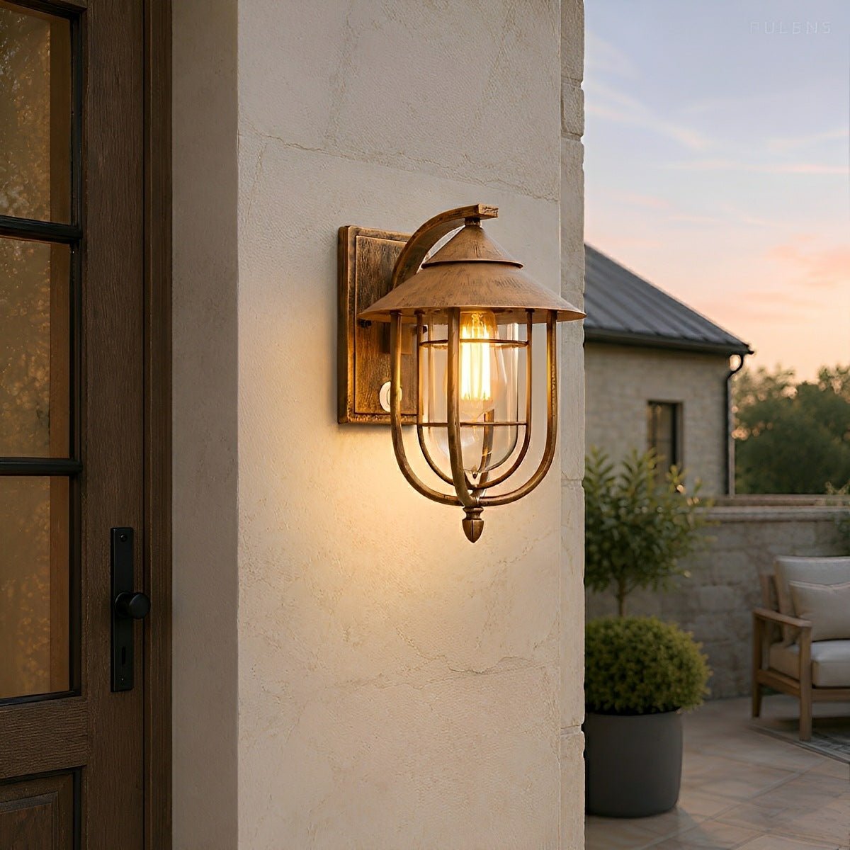 Vintage Outdoor Wall Light Motion Sensor & Dimmable - Pulens
