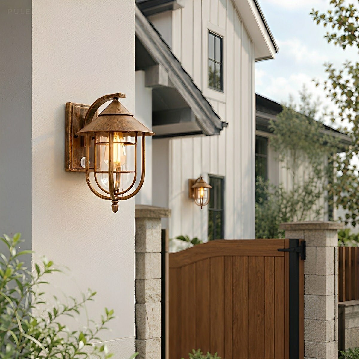Vintage Outdoor Wall Light Motion Sensor & Dimmable - Pulens