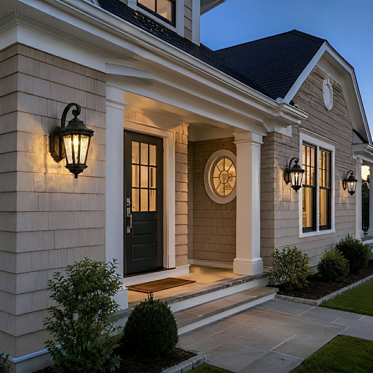Dimmable Carriage Outdoor Wall Light - Pulens