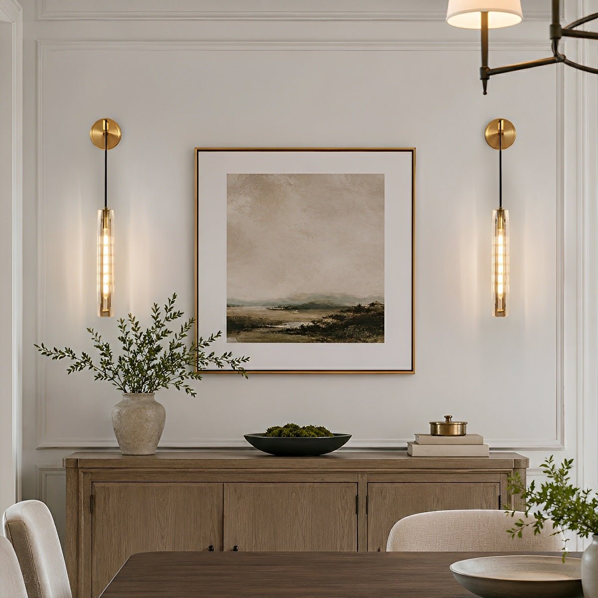 Dimmable Modern Cylinder Crystal Wall Sconce - Pulens