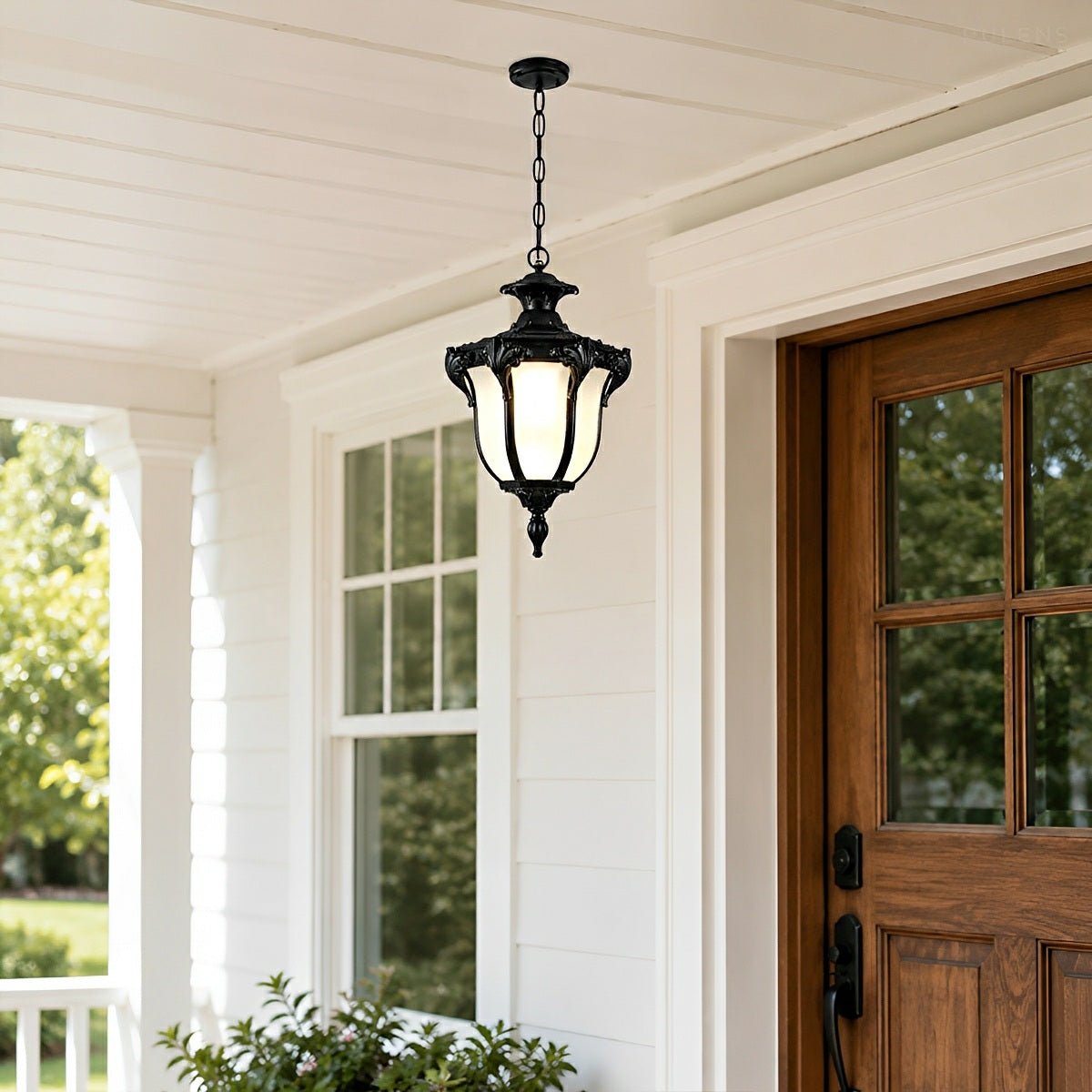 Dimmable Estate Coach Outdoor Pendant Light - Pulens